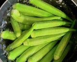 万能 常備菜 オクラの白だし漬け作り方3写真