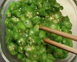 万能 常備菜 オクラの白だし漬け作り方6写真