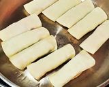 餃子の皮で豚こま大葉焼き作り方5写真
