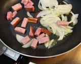 ♡ワンパン♡牛乳♡簡単カルボナーラ♡作り方1写真