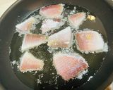釣って来た甘鯛の松笠揚げ作り方8写真