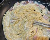 ♡ワンパン♡牛乳♡簡単カルボナーラ♡作り方3写真