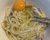 ♡ワンパン♡牛乳♡簡単カルボナーラ♡作り方4写真