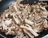 秋の味覚　きのこのクリームパスタ作り方2写真