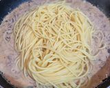 秋の味覚　きのこのクリームパスタ作り方14写真