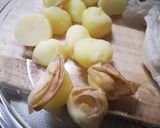 新じゃが～ベーコンポテトサラダ作り方4写真