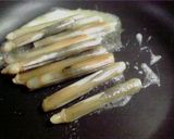 マテ貝のしょう油バター炒め作り方1写真