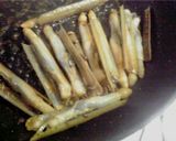 マテ貝のしょう油バター炒め作り方4写真