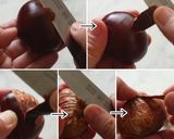 外はカリカリ中はホクホク！揚げ栗作り方2写真