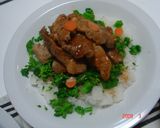 簡単♪ 菜の花ポンズ~★豚丼作り方3写真