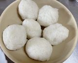 ご飯で作る！よもぎ風味のおはぎ2種作り方3写真