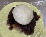 ご飯で作る！よもぎ風味のおはぎ2種作り方5写真