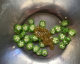 鶏の蒸し焼き オクラハラペーニョソース作り方3写真