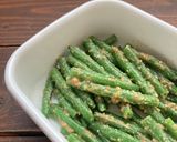 チンして和える♪ インゲンの胡麻味噌和え作り方3写真