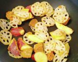 秋の味覚ヤンニョムカボチャ★薩摩芋★蓮根作り方5写真
