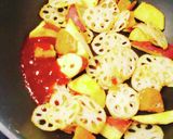 秋の味覚ヤンニョムカボチャ★薩摩芋★蓮根作り方6写真