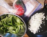 朝ごはん弁当！ガパオライス作り方1写真