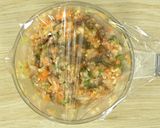 レンジで簡単！野菜そぼろ丼作り方4写真