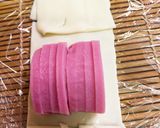 海苔チーズでまいた蒲鉾　　お弁当にどうぞ作り方5写真