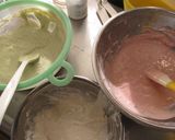 混ぜて蒸すだけ！米粉入りひし餅風蒸しパン作り方4写真