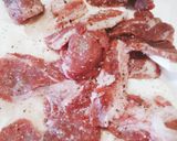 牛カルビ旨塩ネギダレ★焼き飯作り方3写真
