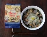 あさりとわかめのごま風味ビーフン作り方1写真