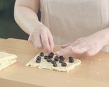 ブルーベリーホワイトチョコレートスコーン作り方11写真