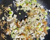 レタスの外葉チャーハン作り方6写真