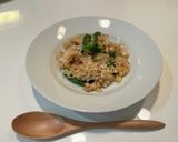 レタスの外葉チャーハン作り方8写真