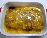 レンジで簡単!お弁当☆ひれかつ丼作り方2写真
