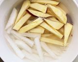 根菜茄子コク旨味噌肉じゃが味温野菜サラダ作り方1写真
