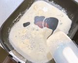 キノコオムレツのブルーチーズソース作り方6写真
