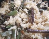 山菜ごはん作り方3写真