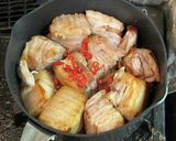 豚バラ肉ブロックの甘辛味噌煮込み作り方5写真