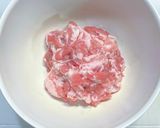 手こね豚バラ肉とナスのよだれソースがけ作り方2写真