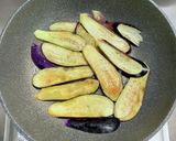 手こね豚バラ肉とナスのよだれソースがけ作り方4写真