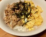 簡単・早い・安い!栄養満点の鯖缶の2色丼作り方4写真