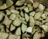 味噌入りからし茄子作り方1写真