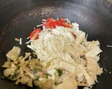 豆腐でウニクリーム風パスタ＆きのこスープ作り方4写真