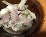 豚肉と玉ねぎとごぼうと里芋の煮物作り方7写真