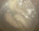 らっきょう酢玉ねぎの甘酢漬★ササミ和え物作り方4写真