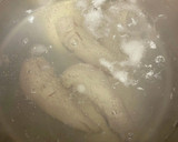 らっきょう酢玉ねぎの甘酢漬★ササミ和え物作り方4写真