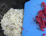 しその実とカリカリ梅のおにぎり作り方2写真