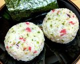 しその実とカリカリ梅のおにぎり作り方6写真