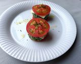 スピルリナおにぎりバーグdeクリスマス　作り方3写真