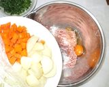 じゃが芋豚肉ハンバーグ♪目の疲れ簡単薬膳作り方5写真