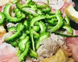 豚こまぎれ肉と厚揚のゴーヤーチャンプルー作り方2写真