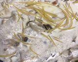 ベーコンときのこのワンパンパスタ作り方6写真