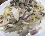 ベーコンときのこのワンパンパスタ作り方7写真