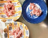 簡単味噌キムチ味豚こま大根青椒肉絲風作り方2写真
